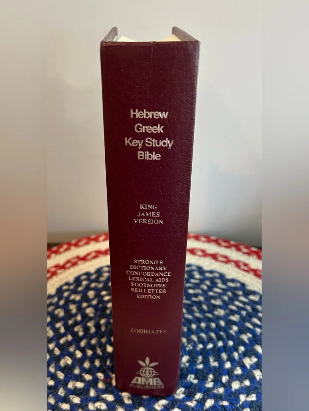 The Hebrew-Greek Key Study Bible Revised Edition King James Version Hardbound